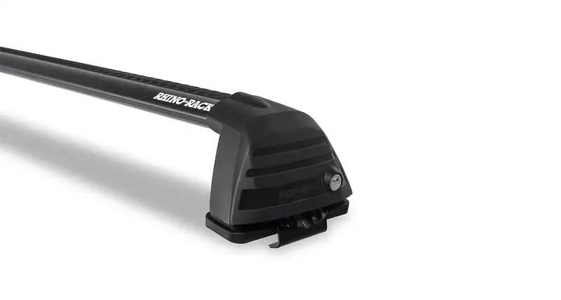 Rhino-Rack Vortex Roc25 Roof Rack – Flush-Mount Black Twin-Bar System 1