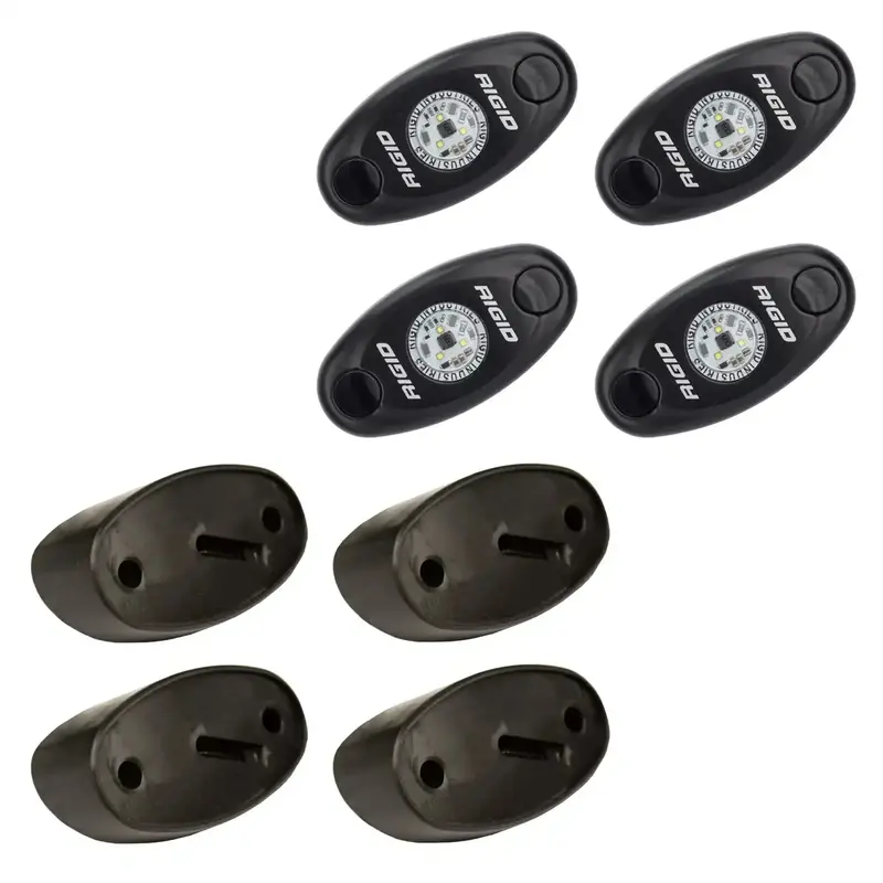 Rigid Industries 400243 Rock Light Kit – Amber/White Dual-Color Option 1