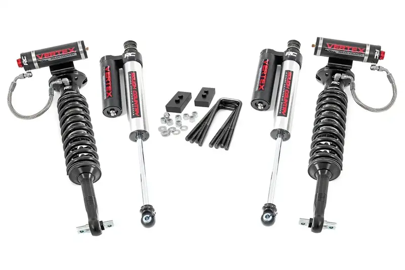 Rough Country 58650 Vertex Leveling Kit – 2-Inch Front Lift With Integrated Shock Technology 1