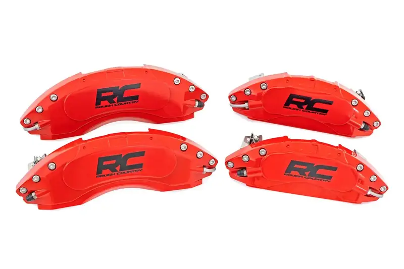 Rough Country 71151 Red Brake Caliper Cover Set 1