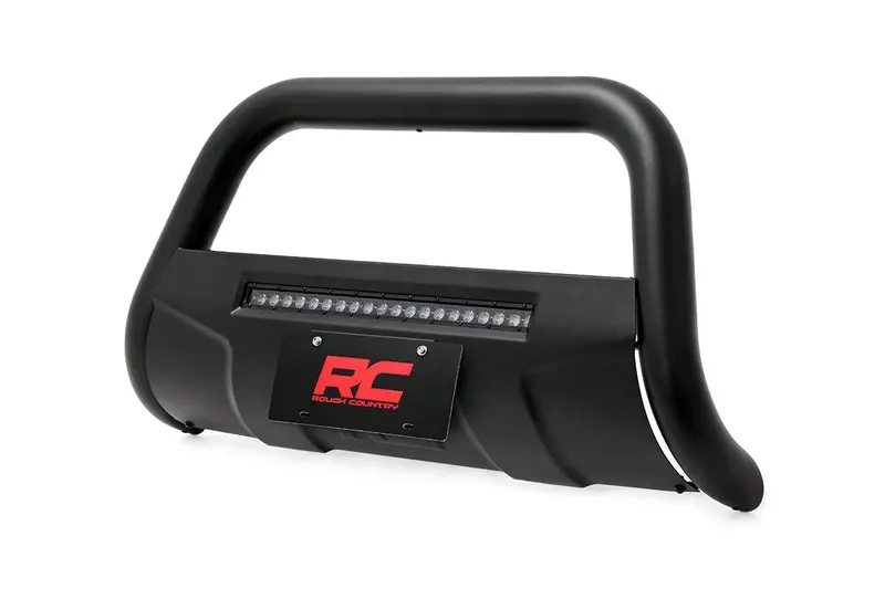 Rough Country B-N4150 Black Bull Bar With Integrated 20-Inch Led Light Bar 1