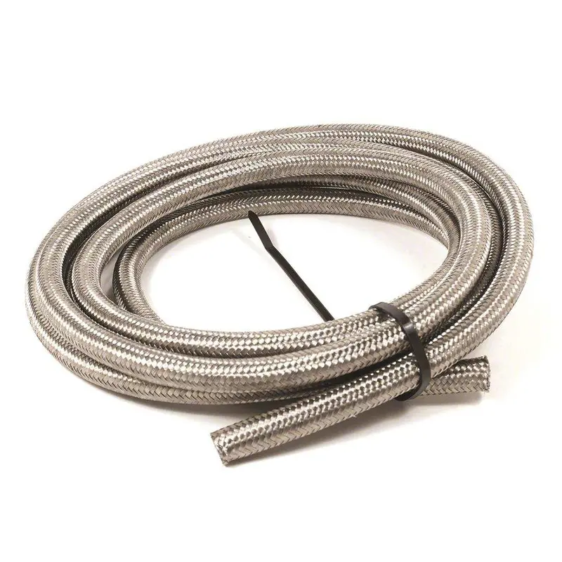 Speedfx 5321003 Double-Braided Stainless Steel Racing Hose – -10An X 3 Feet 1