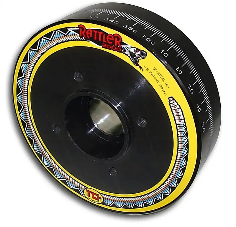 Tci 870024 Internal-Balanced Harmonic Damper For Oldsmobile V8 Engines – Rattler Series 1