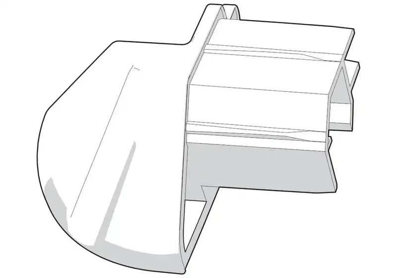 Truxedo Corner Plug Kit – Rear Installation, Compatible With Truxport Models Manufactured After 10/29/14 (Part #1118350) 1